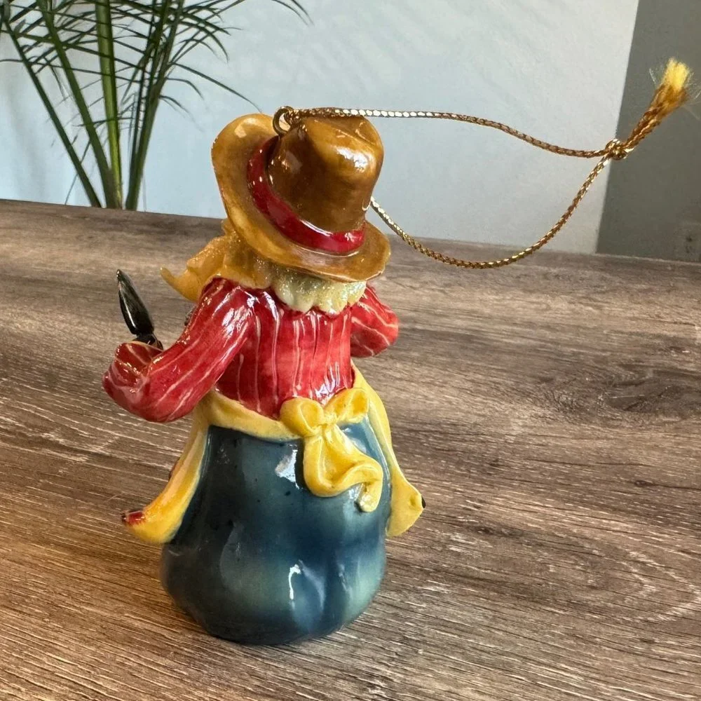 Santa Claus Glaze Christmas Ornaments.